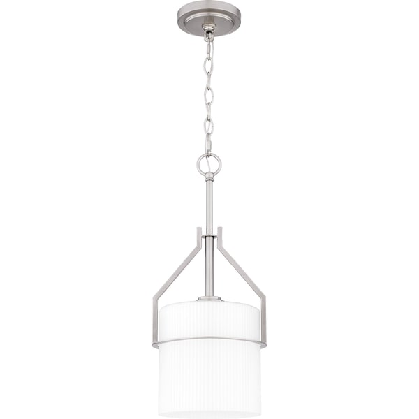 Quoizel Seymour Mini Pendant 1 Light Brushed Nickel SEY1508BN - main